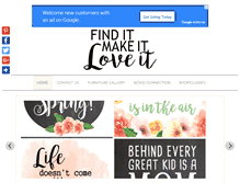 Tablet Screenshot of finditmakeitloveit.com